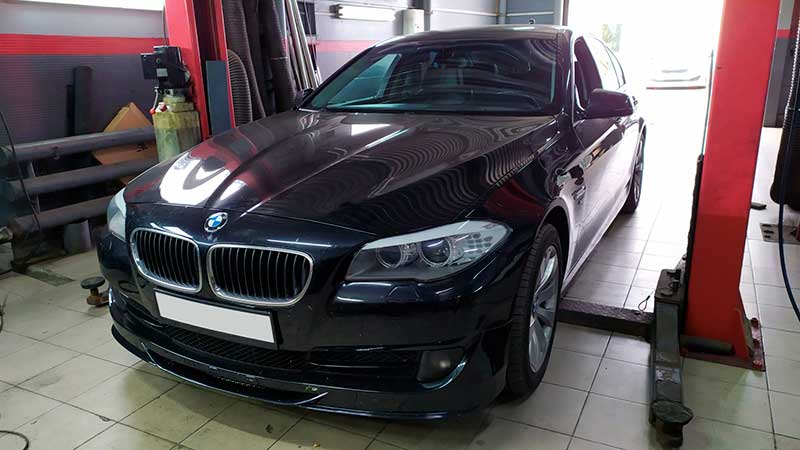 Удаление катализатора BMW F10 535xi (двигатель N55) 2011 г.в.